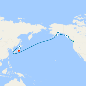 Alaska & Hubbard Glacier to Japan with Vancouver and Tokyo Stays