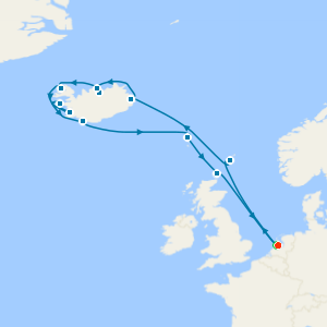 Icelandic Fjords & Scotland from Amsterdam with Stay