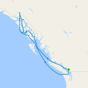 Alaskan Fjords & Canadian Frontiers from Vancouver