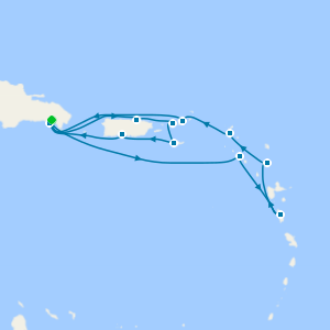 Tropical Isles & Colours of the Caribbean from La Romana