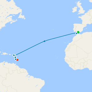 Escape to the Caribbean from Malaga