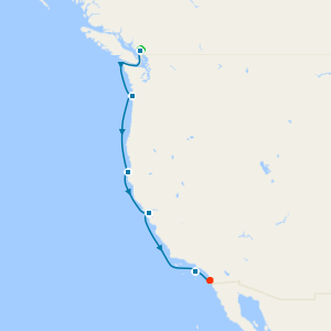 West Coast Wonders from Vancouver to San Diego with Stay