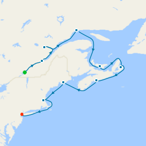 Coastal Fall Colours from Montreal