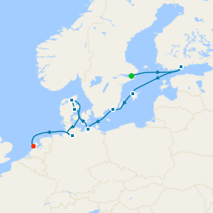 North Sea Canals & Currents from Stockholm