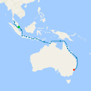 The Coral Route from Singapore