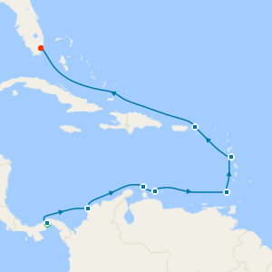 Bon Bini Aruba from Panama City