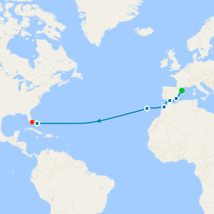 Atlantic Ocean Zephyr from Barcelona