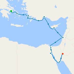 Ancient Wonders from Athens to Aqaba via the Suez Canal