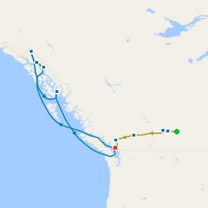 Western Canada Coach Tour & Alaskan Inside Passage from Vancouver