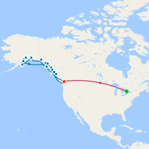 Toronto, Niagara Falls & Great Bear Rainforest & Alaska Explorer from Vancouver