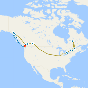 Canadian Contrasts Tour & Alaskan Inside Passage from Vancouver