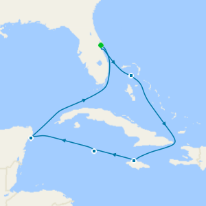 Caribbean with Great Stirrup Cay from Orlando