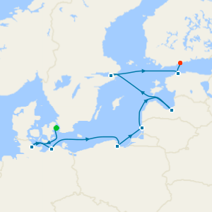 Northern Europe from Copenhagen
