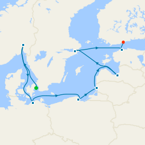 Germany, Norway & Sweden from Copenhagen