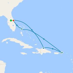 Caribbean with Great Stirrup Cay from Orlando with Stay