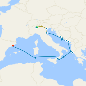 Italy, Greece & Croatia with Venice Stay