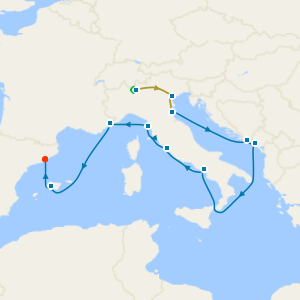 Lake Como and Venice Stays with Italy, France & Spain