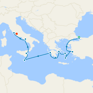 Greek Isles with Istanbul and Rome Stays