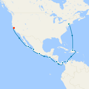 Panama Canal from New York with Stay