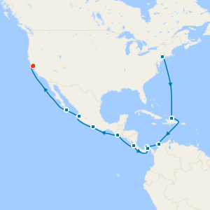 Panama Canal with New York and San Francisco Stays