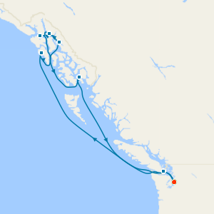 Alaska with Dawes Glacier from Seattle with Stay