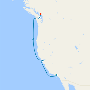 Pacific Coast with Los Angeles and Vancouver Stays