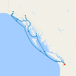 Alaska with Hubbard Glacier from Seattle with Stay