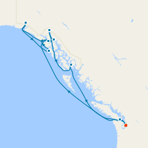 Alaska with Hubbard Glacier from Seattle with Stay
