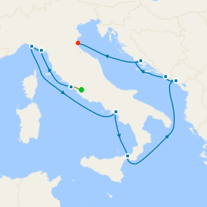 Best of Italy & Croatia from Rome with Stay