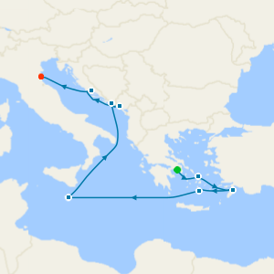 Adriatic & Greek Isles from Athens