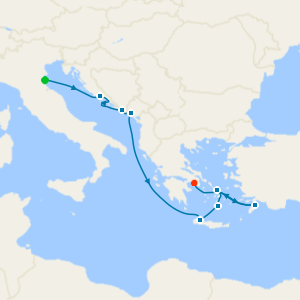 Greek Isles & Croatia from Ravenna