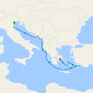 Greek Isles & Croatia with Venice Stay