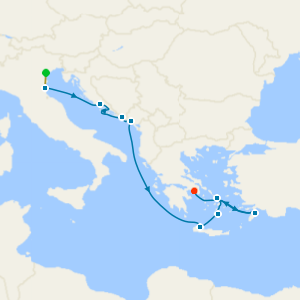 Greek Isles & Croatia with Venice Stay
