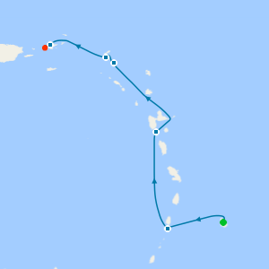 Best of the Secluded Caribbean from Bridgetown