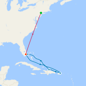 San Juan Sunrises & Dominican Dreams with Miami Beach & New York Stays