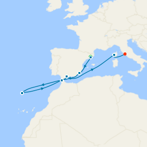Spain, Portugal & Morocco from Barcelona with Stay