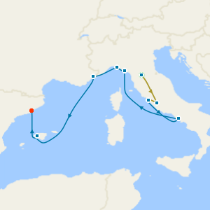 Florence & Rome Stays with Italian Riviera, France & Spain