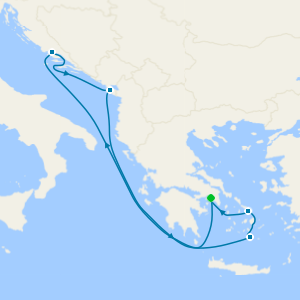 Best of Greece and Croatia cruise from Piraeus (Athens)