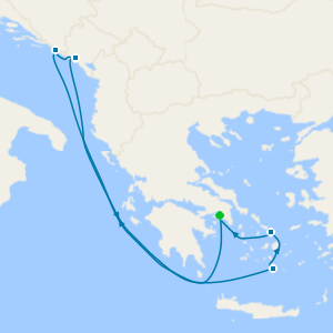 Best of Greece & Croatia from Athens