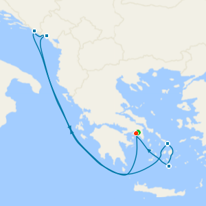 Best of Greece & Croatia from Athens with Stay