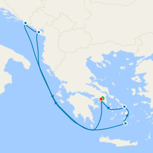 Best of Greece & Croatia from Athens with Stay