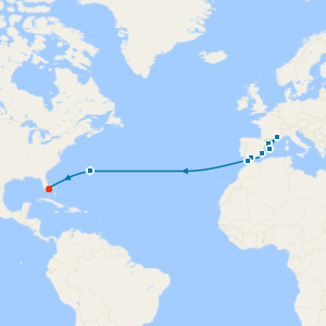 Spain & Bermuda Transatlantic from Barcelona with Stay