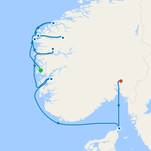 Yachting the Norwegian Fjords from Bergen