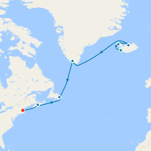 Greenland & Canada with Reykjavik and Boston Stays