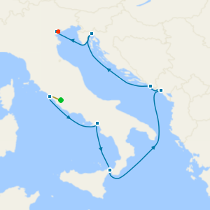 Heaven on the Med from Civitavecchia with Luxury Stays 