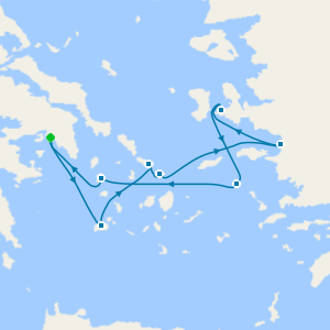 The Greek Isles & Ephesus - Athens (Piraeus) R/Trip