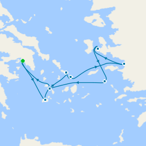 The Greek Isles & Ephesus - Athens (Piraeus) R/Trip