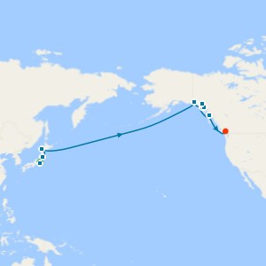 Tokyo Stay, Mt. Fuji & Alaska to Vancouver