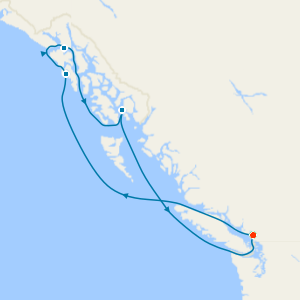 Alaska Explorer from Vancouver with Stay