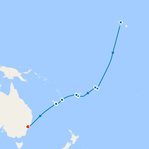 Fiji Transpacific with Waikiki Beach and Sydney Stays